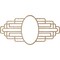 Ekena Millwork Elizabeth Wood Fretwork Pierced Medallion, 32"W x 16"H x 8 3/4"IW x 15 1/8"IH x 3/8"T, Red Oak CMWP32X16X0375EBRO - alternate 4